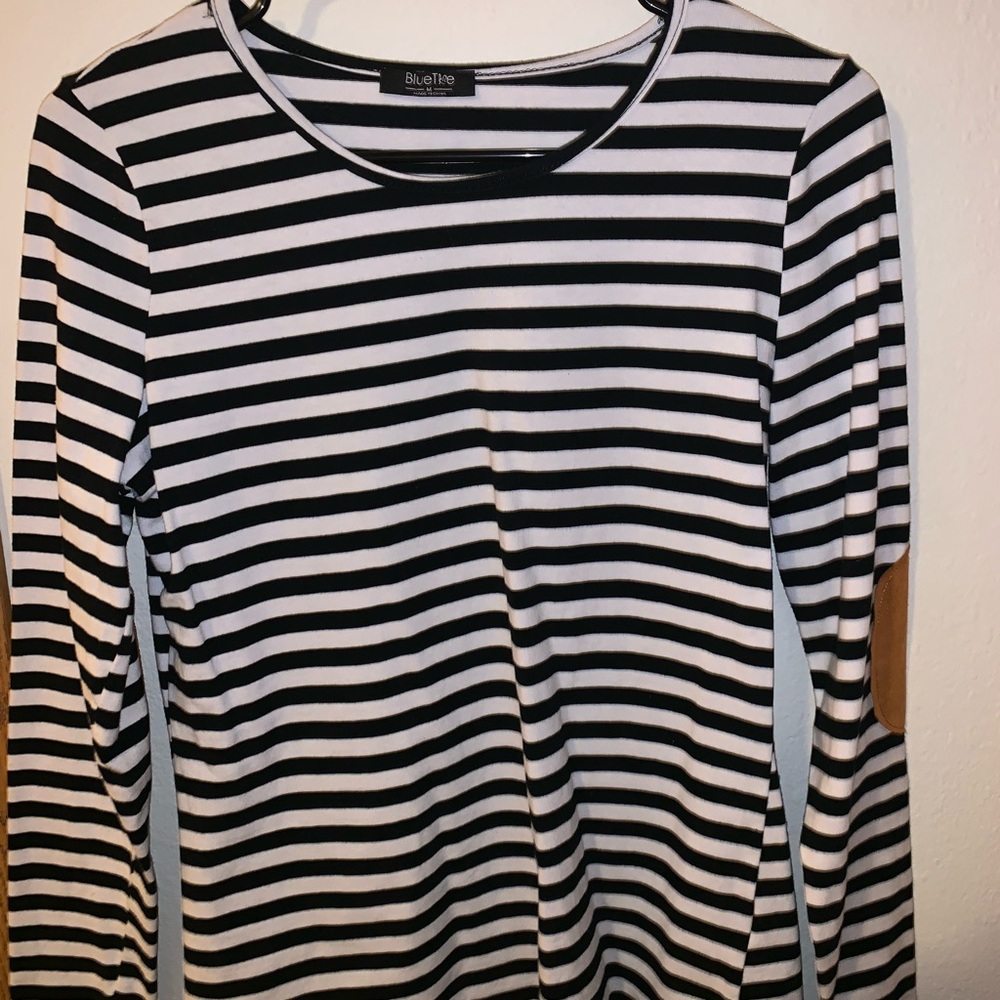 Striped blouse with detailing